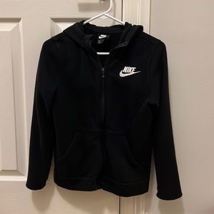 Nike black hoodie (zip up)